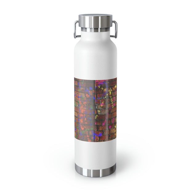 QueenSauce Graffiti Copper Vacuum Insulated Bottle, 22oz