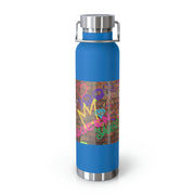 QueenSauce Graffiti Copper Vacuum Insulated Bottle, 22oz