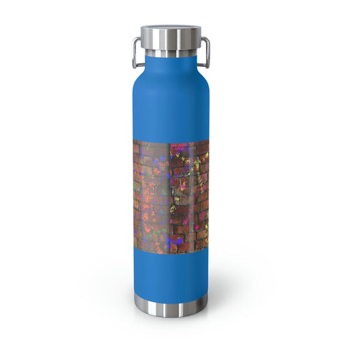 QueenSauce Graffiti Copper Vacuum Insulated Bottle, 22oz