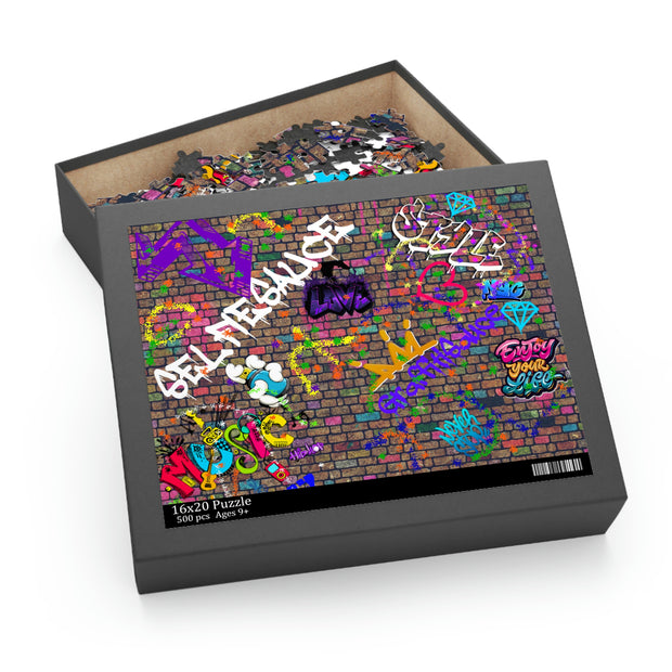 Graffiti Sauce Puzzle Fun (500-Piece)