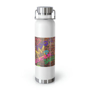 QueenSauce Graffiti Copper Vacuum Insulated Bottle, 22oz