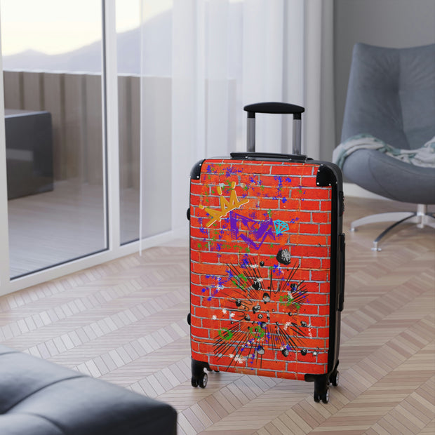 Diamonds for Crowns Graffiti Suitcase - Carry-On