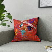 Graffiti Large Broadcloth Pillow18 inch