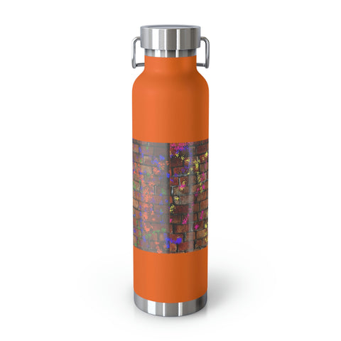 QueenSauce Graffiti Copper Vacuum Insulated Bottle, 22oz