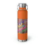 QueenSauce Graffiti Copper Vacuum Insulated Bottle, 22oz