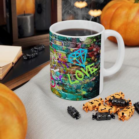 Graffiti Ceramic Mug 11oz