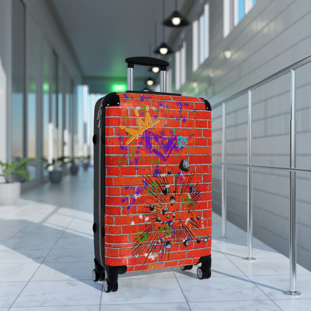 Diamonds for Crowns Graffiti Suitcase - Carry-On