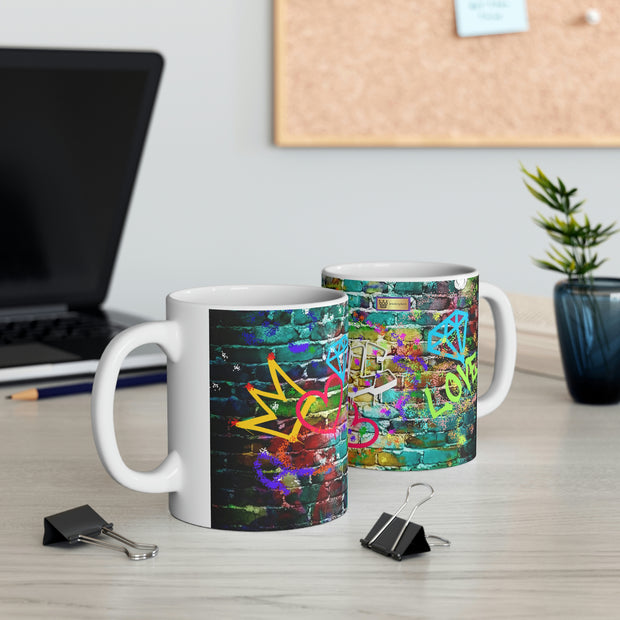 Graffiti Ceramic Mug 11oz