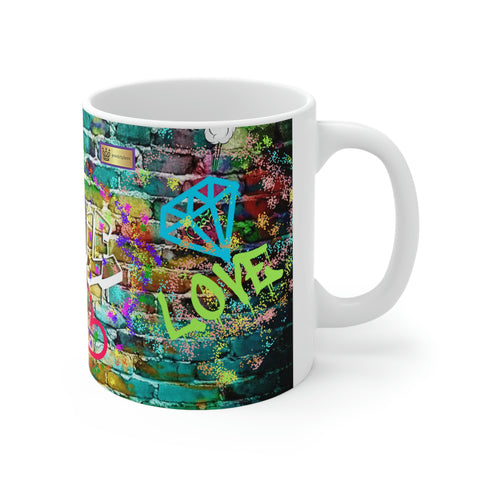 Graffiti Ceramic Mug 11oz