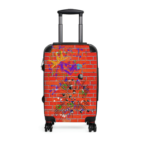 Diamonds for Crowns Graffiti Suitcase - Carry-On